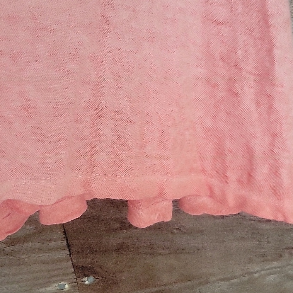 Akemi + Kin Anthropologie XSmall Orange Linen Blend Tank - Picture 2 of 5